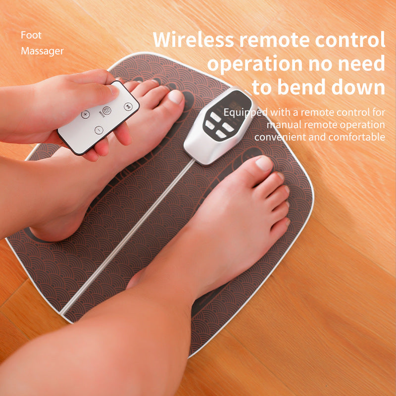 New EMS Plantar Massage Foot Pad Foot Therapy Machine Pulse Plantar Foot Massager Micro Current Foot Physiotherapy