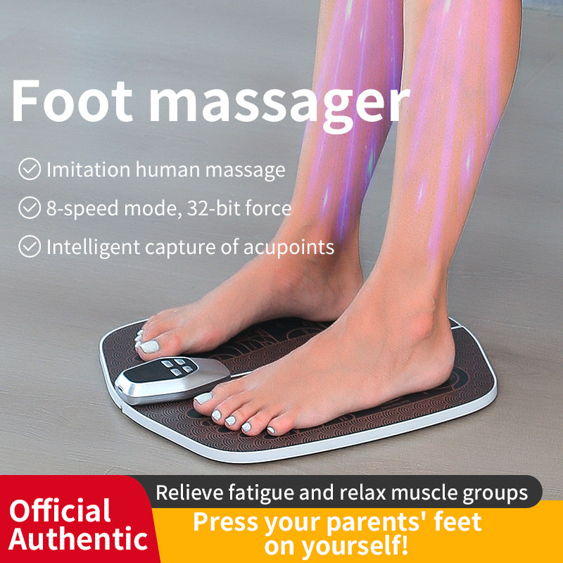 New EMS Plantar Massage Foot Pad Foot Therapy Machine Pulse Plantar Foot Massager Micro Current Foot Physiotherapy