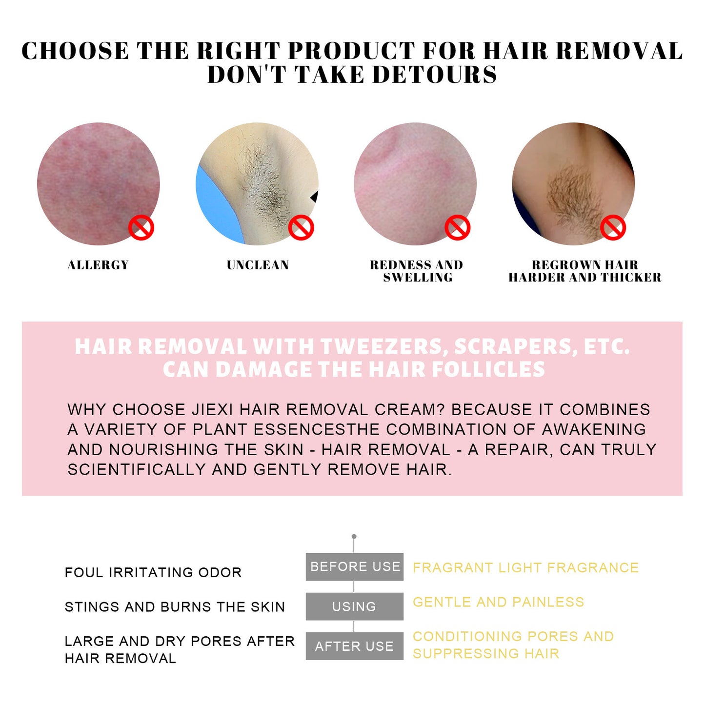 EELHOE Honey Mousse Hair Removal Spray Armpit Hair Moisturizing Moisturizing Foam Skin-Friendly And Non-irritating