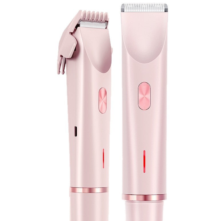 Women's Double-head Shaving Apparatus Private Trimming Shaving Apparatus Body Washing Dry And Wet Dual-purpose Hair Removal Apparatus