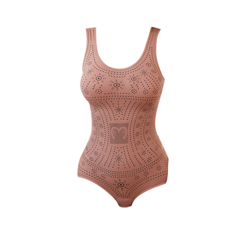 One-piece Corset Backless Strap Bottoming Belly Contracting Triangle Breasted Bodybuilding Tight Underwear
