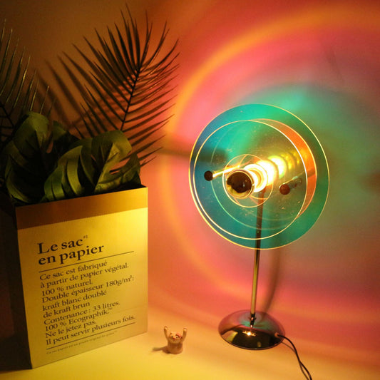Colorful Table Lamp DIY Internet Celebrity Bedroom Atmosphere Lamp Live Room Background Romantic Gift Lamp