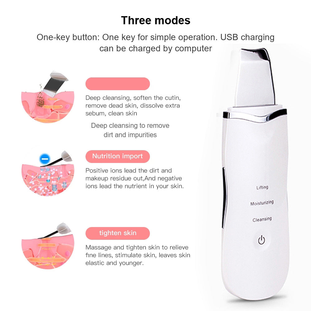 Iontophoresis Export Skin Rejuvenation Instrument Pore Cleansing Beauty Facial Cleansing Blackheads Instrument