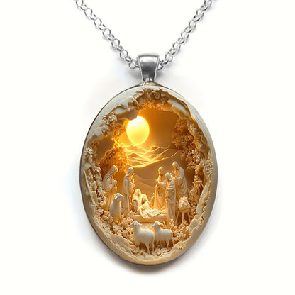 Elegant Glass Necklace, Ideal For Everyday Wear And Special Occasions, Christmas, Easter